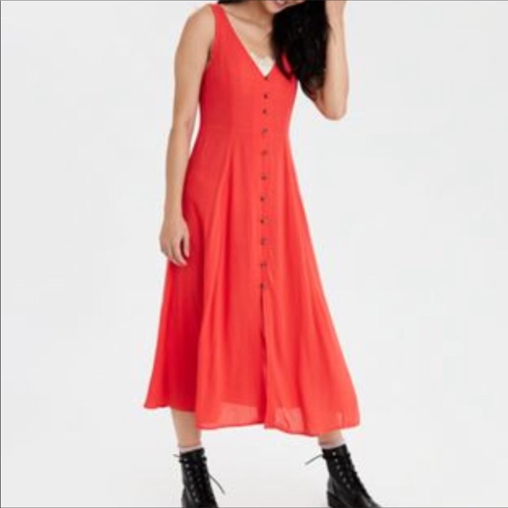 AE - midi button front dress!